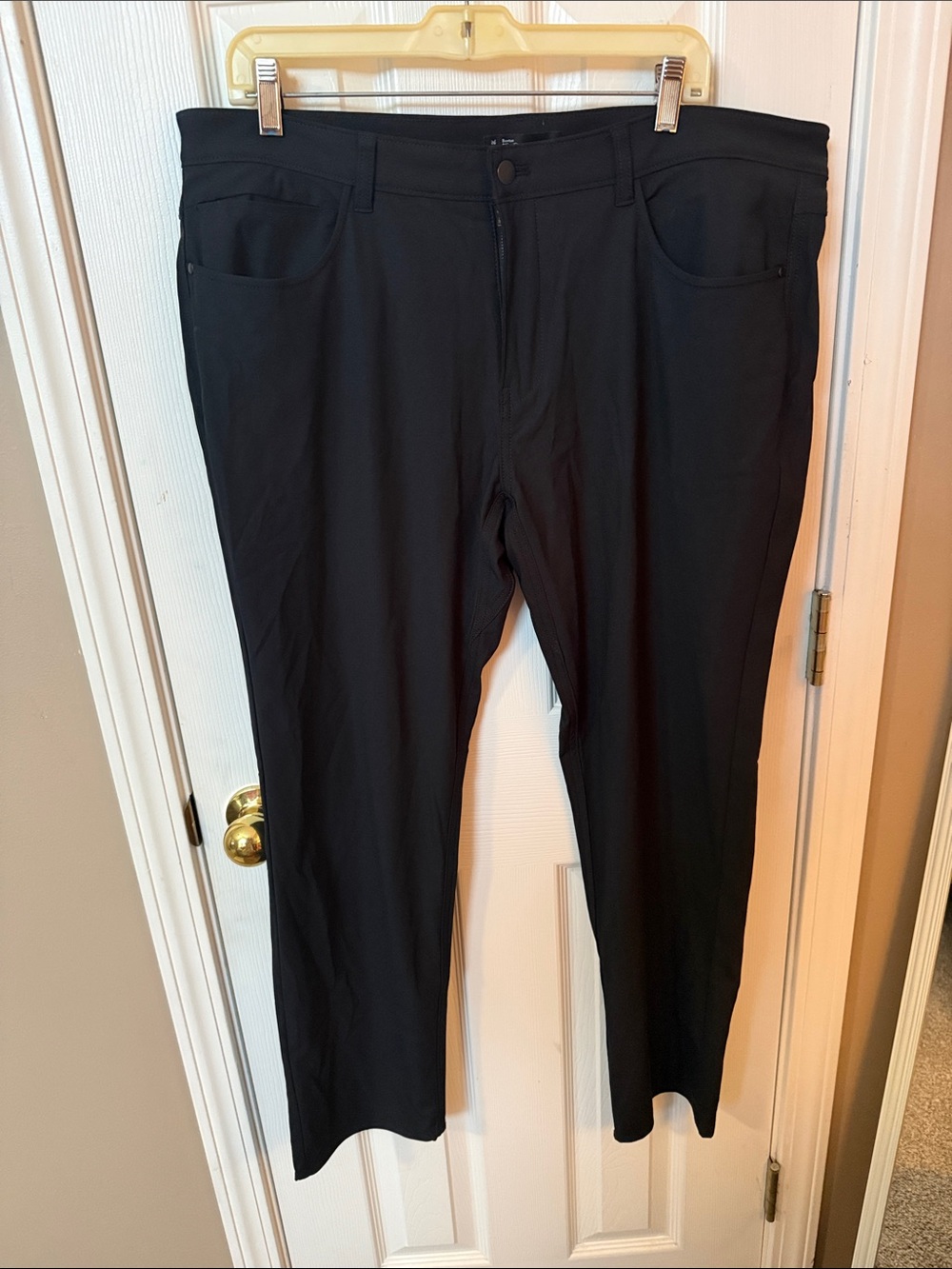 Men's Black Stretch Dress Pants
